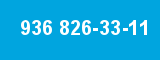 936 826-33-11 936 826-33-11